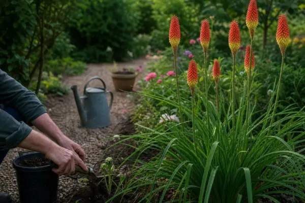 Kniphofia uvaria: cum se plantează și cum se îngrijește corect