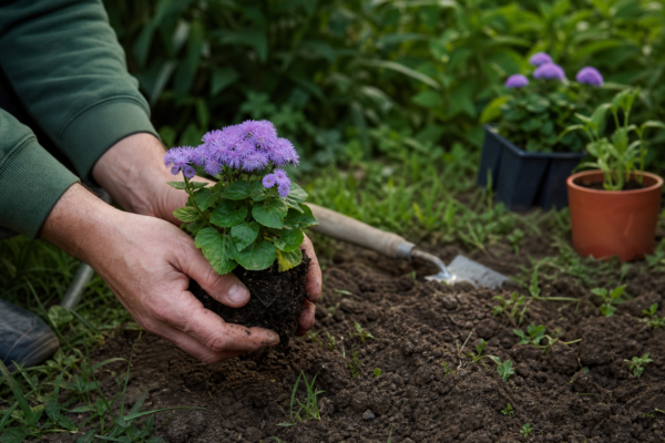 Ageratum (Ageratum houstonianum) – de la plantare la întreținerea de zi cu zi
