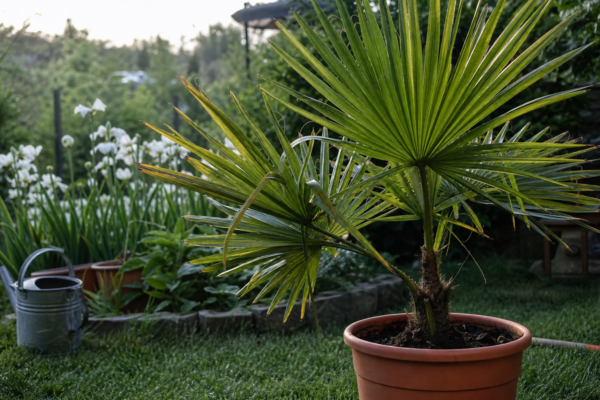 Palmier de grădină (Trachycarpus fortunei) – sfaturi pentru plantare, creștere și întreținere