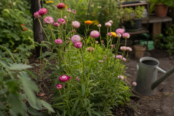 Flori de paie (Helichrysum bracteatum) – ghid complet de cultivare și îngrijire