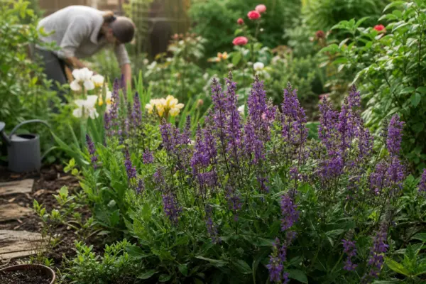 Salvia de grădină (Salvia nemorosa) – ghid practic de plantare și îngrijire