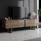 Comoda TV 180 X 30 X 50 Luxe - Walnut Gold