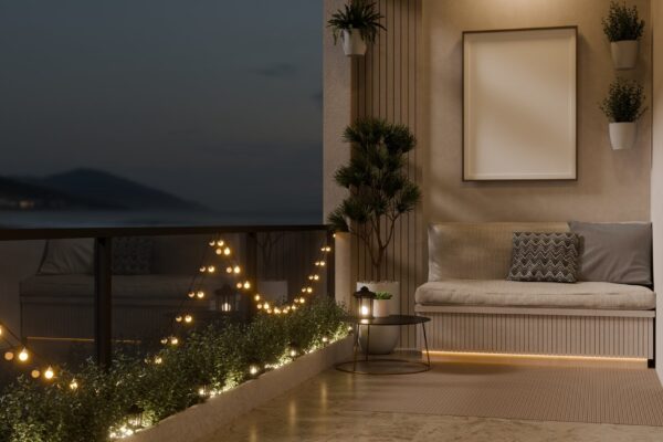 Cum să iluminezi balconul pentru o atmosferă plăcută seara