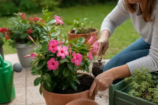 Dipladenia (Mandevilla sanderi) – de la plantare la întreținerea de zi cu zi