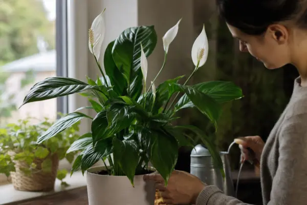 Crinul păcii (Spathiphyllum) – condiții de creștere, plantare și îngrijire